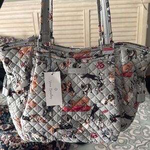 Vera Bradley dog Glenna Satchel Bag. Limited edition, dog lover.🐶💕